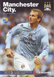 Manchester City v Blackburn 2007 to 08